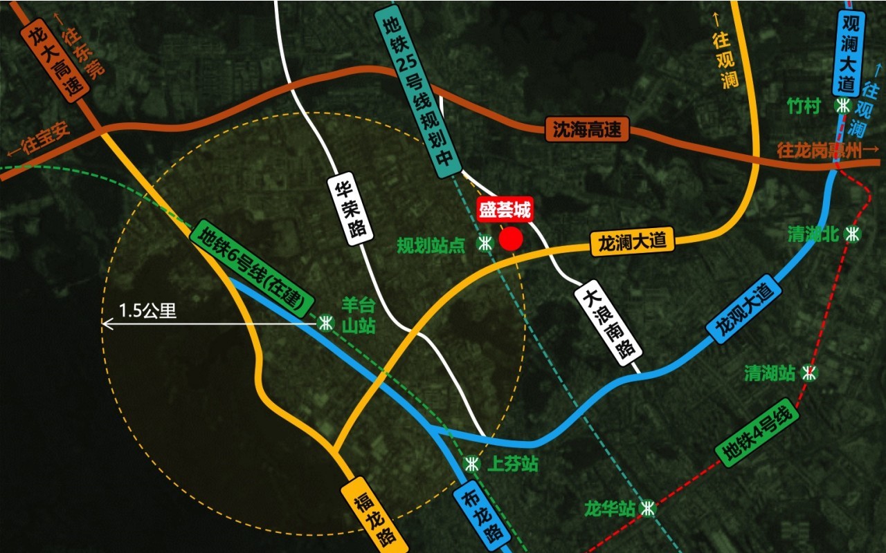 盛荟城·朗悦坊 - 深圳龙华区写字楼出租 · 资料图 6 盛荟城·朗悦坊 楼盘图片