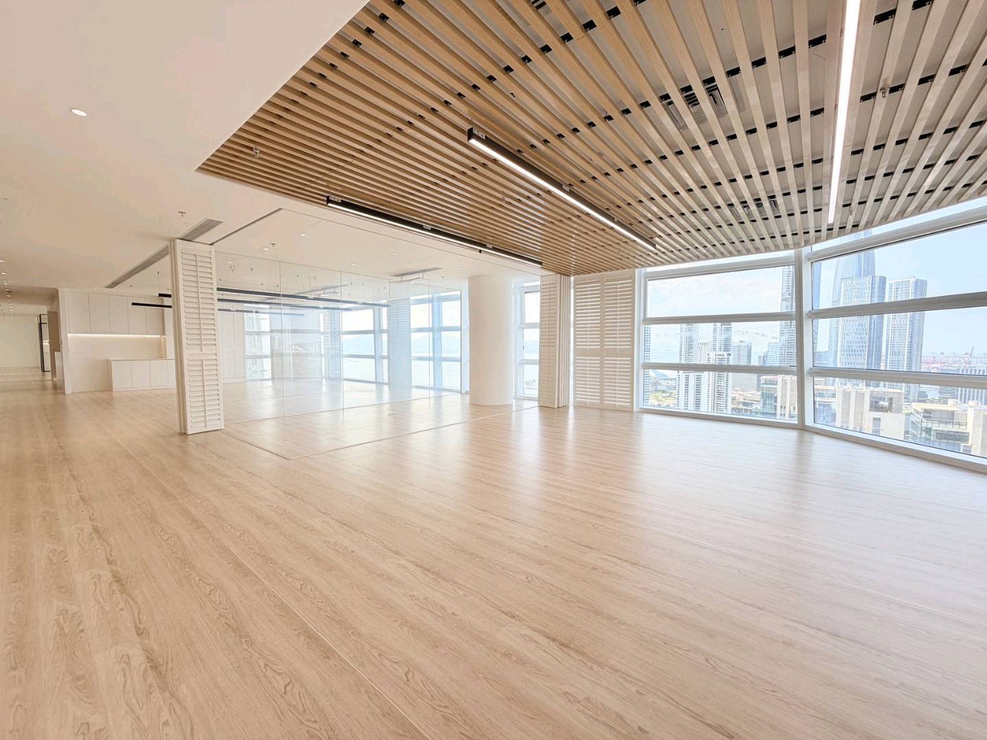招商局广场909平米精装办公室出租_蛇口 - 办公空间资料图 4 招商局广场 办公室开间